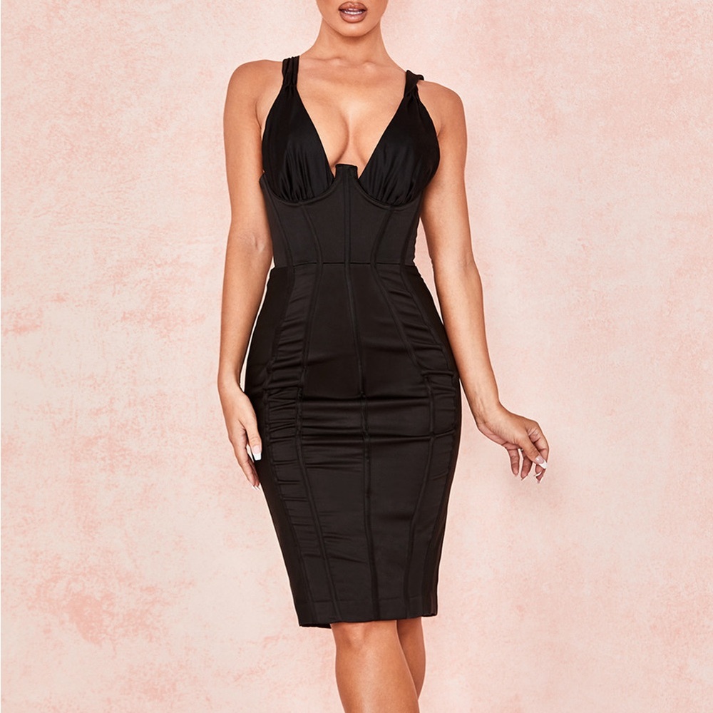 Satin Corset dress from House of CB